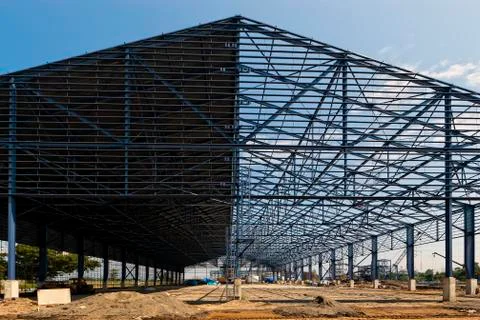 Warehouse construction Stock Photos