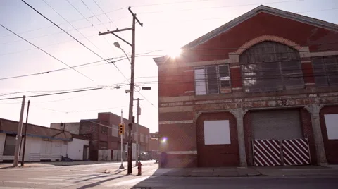 Warehouse district Stock Footage 47455521