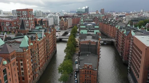 Warehouse district Stock Footage 95860187