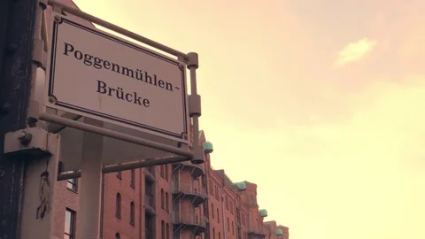 Warehouse district of Hamburg Video stock 82881099