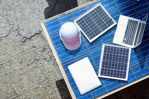 Warehouse engineer working at container yard Stock Photos