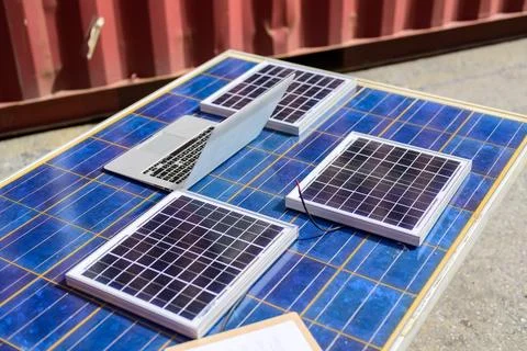 Warehouse engineer working at container yard Foto stock