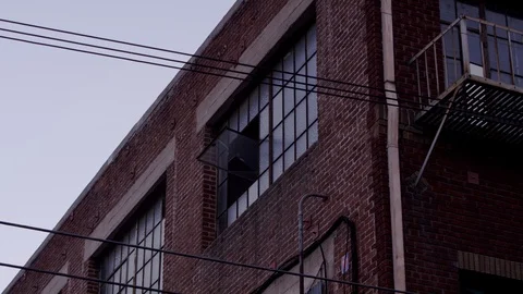 Warehouse Exterior Vídeo Stock 89423297