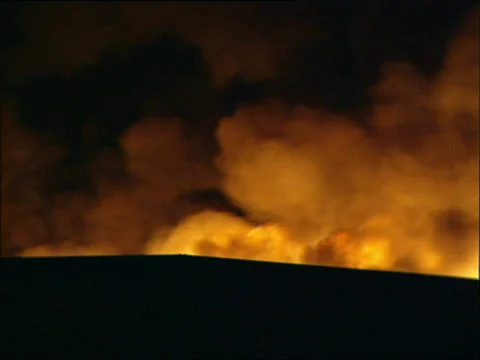 Warehouse on fire Stock Footage 637176
