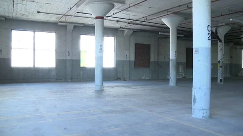 Warehouse floor pan right Stock-Footage 71022762
