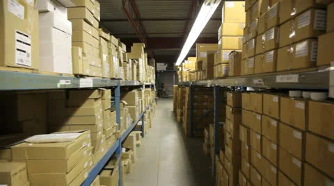 Warehouse Stock Footage 22917425