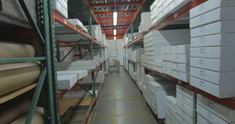 Warehouse Video stock 136133179
