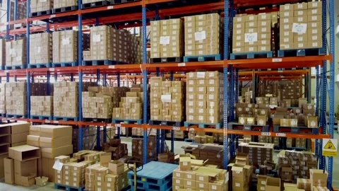 Warehouse Stock-Footage 146265550