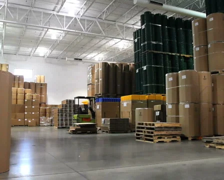 Warehouse Forklift 2 Stock Footage 939512