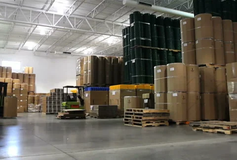 Warehouse Forklift 3 Stock Footage 939503