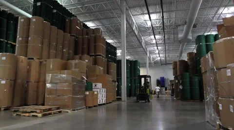 Warehouse Forklift Stock Footage 939469
