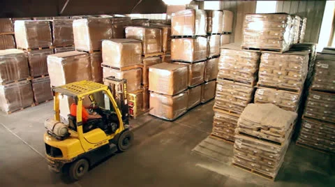 Warehouse forklift Видео 26146538