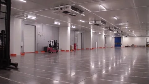 Warehouse with forklifts Stock-Footage 251914096