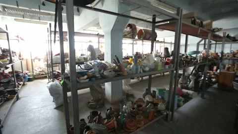 Warehouse full of the things 4 Stock Footage 321241546