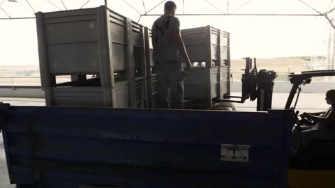 Warehouse of grape in the winery Stock Footage 169135595