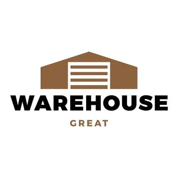 Warehouse Icon Logo Design Template Stock Illustration