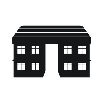 Warehouse Icon. Professional, pixel perfect icons optimized for both large .. Illustrazione stock