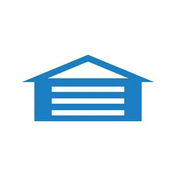 Warehouse Icon, Storage, Logistics, Distribution, Shipping and Inventory Ve.. Stock Illustration