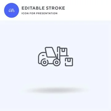 Warehouse icon vector, filled flat sign, solid pictogram isolated on white, logo Illustrazione stock