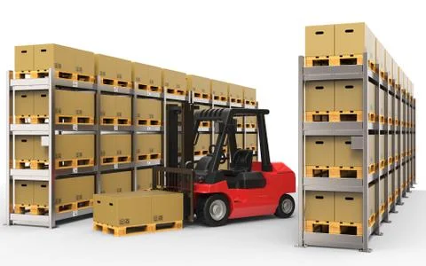 Warehouse Stock Illustration