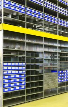 Warehouse interior Stock Photos