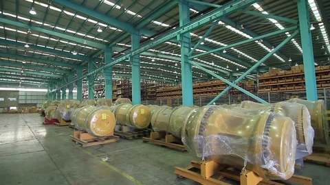 Warehouse inventory Stock Footage 77049701