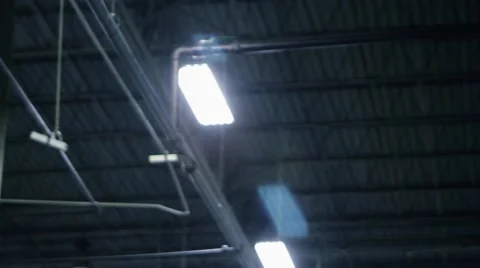 Warehouse light Industrial Stock Footage 66767643