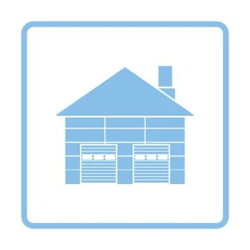 Warehouse logistic concept icon Ilustración de archivo