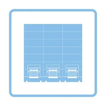Warehouse logistic concept icon Ilustración de archivo