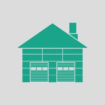 Warehouse logistic concept icon Ilustración de archivo