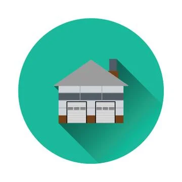Warehouse logistic concept icon Ilustración de archivo