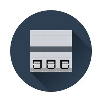Warehouse logistic concept icon Ilustración de archivo