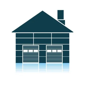 Warehouse Logistic Concept Icon Ilustración de archivo