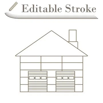 Warehouse Logistic Concept Icon Ilustración de archivo