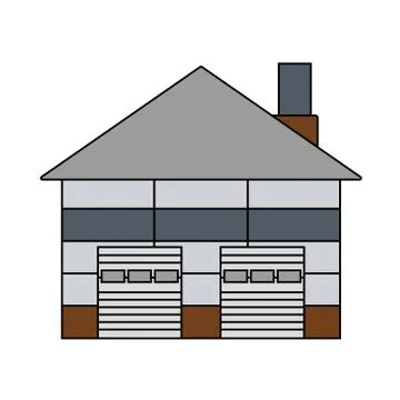 Warehouse Logistic Concept Icon Ilustración de archivo