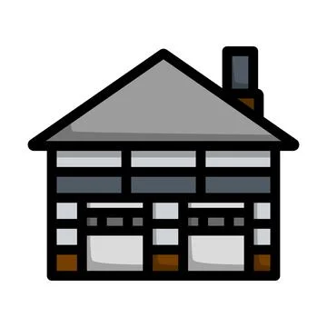 Warehouse Logistic Concept Icon Ilustración de archivo