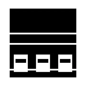 Warehouse Logistic Concept Icon Ilustración de archivo