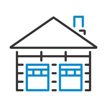 Warehouse Logistic Concept Icon Ilustración de archivo