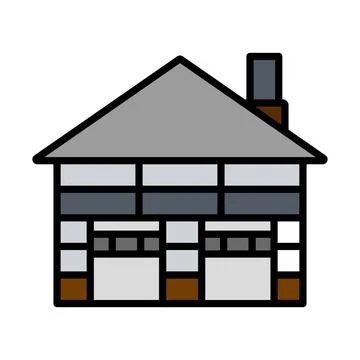 Warehouse Logistic Concept Icon Ilustración de archivo