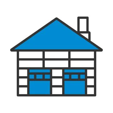 Warehouse Logistic Concept Icon Ilustración de archivo