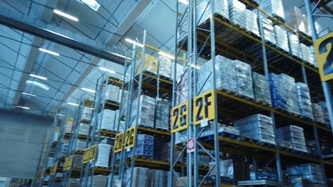 Warehouse - Logistic Stock Footage 126279001