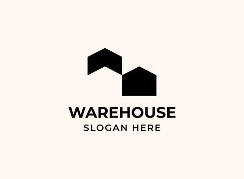 Warehouse logo. Storage logotype Stock-Illustration