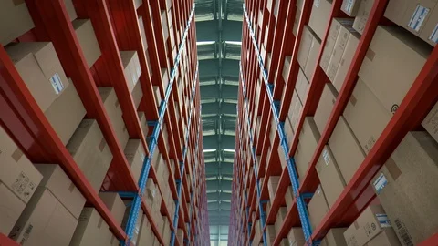 Warehouse looping animation Stock Footage 87566392