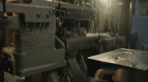 Warehouse machinery working Stock Footage 62525429