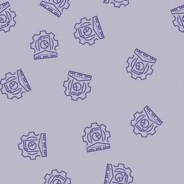 Warehouse management line seamless pattern Stockillustratie