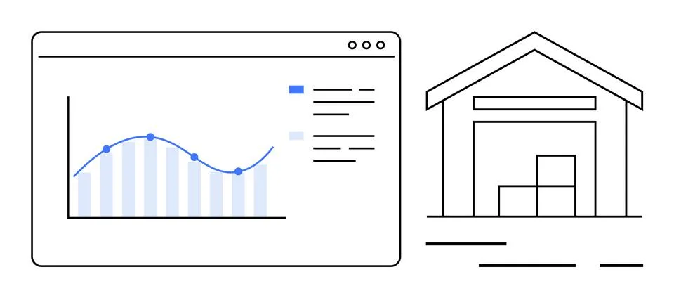 Warehouse Management System with Graphical Analysis Showing Inventory Data 库存插图