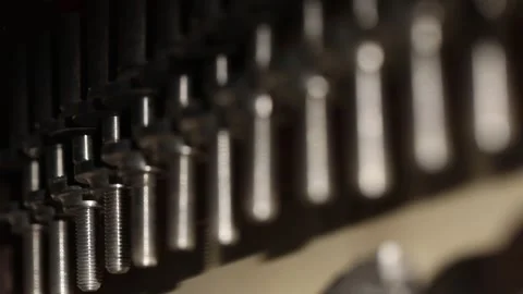 Warehouse of metal equipment 1 Stock Footage 326668116