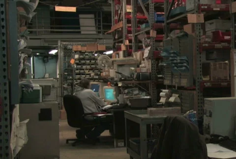 Warehouse Office Stock Footage 285273