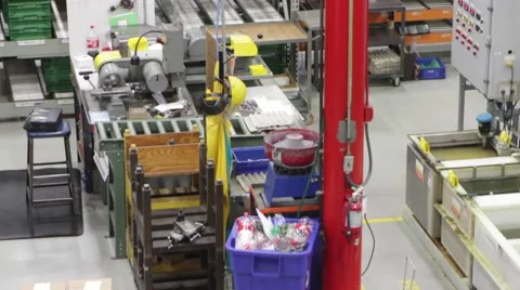 Warehouse Pan Stock Footage 66763012