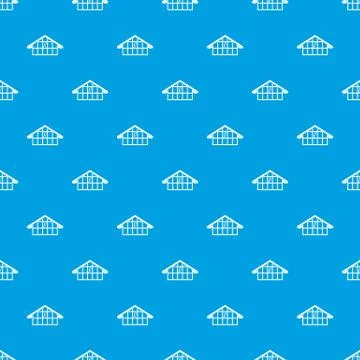 Warehouse pattern seamless blue Stock Illustration